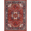 Well Woven Tulsa Jackie Crimson Traditional Medallion Area Rug 5 ft. 3 in. x 7 ft. 3 in. TU-90-5